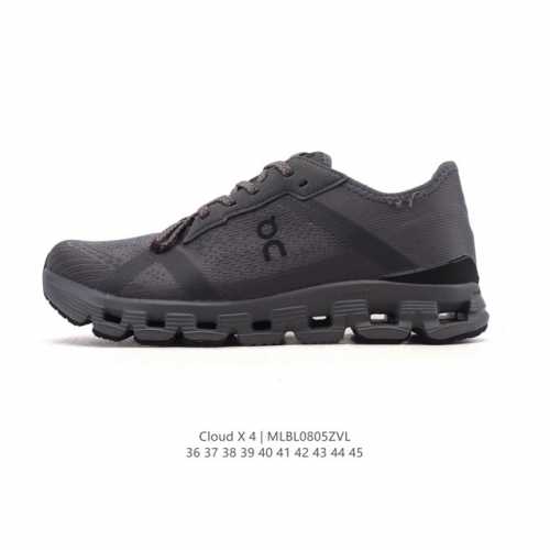 New On Run Cloud X4 Comfortable, Non-Slip, Supportive Low-Top Training Shoes. O