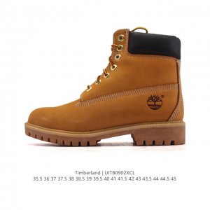 Corporate-grade Timberland high-top Martin boots, a classic, durable boot made