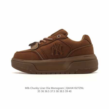 Company-grade Mlb Chunky Liner Basic popular item, lightweight platform sneakers - Click Image to Close