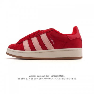 Adidas. Trefoil Campus 00S bread shoes, retro casual sneakers. A millennial hit!