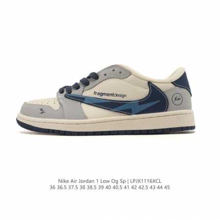 Company-grade authentic Nike Air Jordan 1 Low Og Sp Military Blue AJ1 Jordan 1 - Click Image to Close