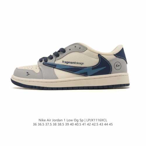 Company-grade authentic Nike Air Jordan 1 Low Og Sp Military Blue AJ1 Jordan 1