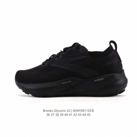 New Brooks Glycerin 22 running shoes for men and women, featuring breathable cu - Click Image to Close