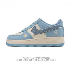 Company-grade Nike Air Force 1 '07 Low, 2025 new style, thick-soled, height-inc