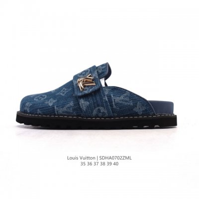 New company-level Lv Louis Vuitton Birkenstock closed toe slippers! Louis Vuitt