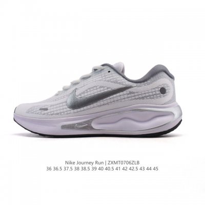 Nike Journey Run breathable road sports running shoes for men and women. Thick-