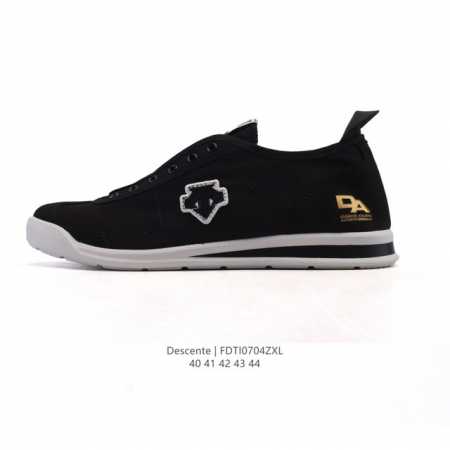 Descente Chron retro canvas sports casual shoes for men, comfortable and breatha - Click Image to Close