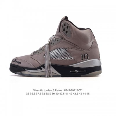 Corporate Nike Air Jordan 5 Retro High-Top Unisex Sneakers. Jordan's son, the Aj