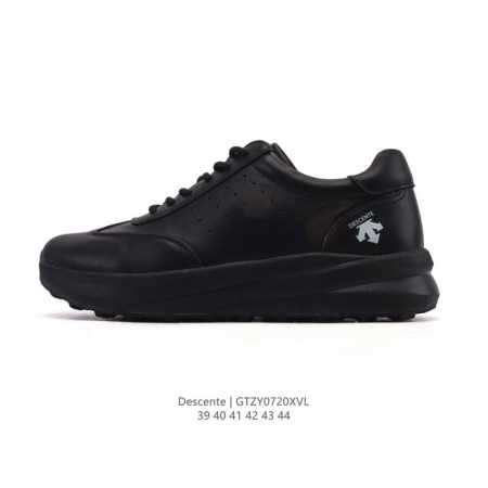 Corporate-grade Descente men's Chron retro fabric sports casual shoes feature a - Click Image to Close