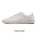 Company-grade Dior men's white sneakers with leather uppers, thick soles, and he