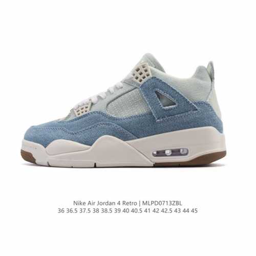 Nike Air Jordan 4 Retro Og canvas sports basketball shoes Aj4 Jordan 4 generatio