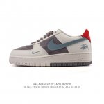 Nike Air Force 1 '07 Low Air Force One white cushioned sneakers, a versatile, l