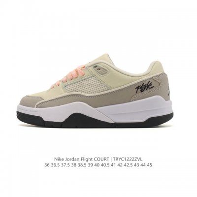 Nike Jordan Flight Court Fashionable Casual Non-Slip Durable Low-Top Sports Sho