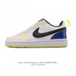 Nike Court Borough Low 2 Gs, low-top Air Force style, versatile, breathable, cas