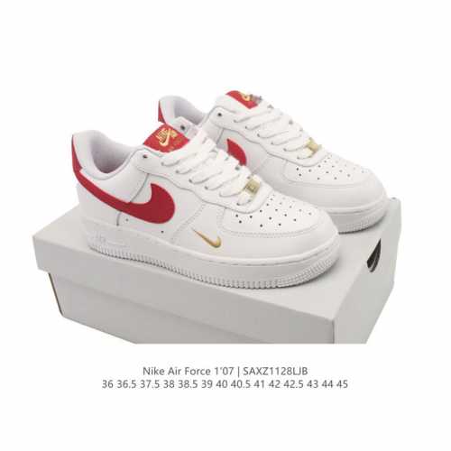 Nike Air Force 1 '07 Low, a versatile, platform, low-top, casual athletic sneak
