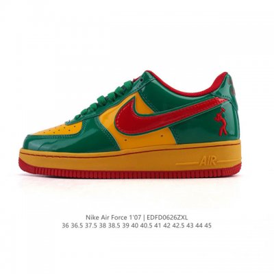 Nike Air Force 1 Low patent leather upper Air Force One low-top sports casual s