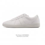 Company-grade Dior men's white sneakers with leather uppers, thick soles, and he