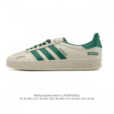 Adidas Originals Gazelle Indoor Retro Trefoil Transparent Rubber Sneaker - A cla