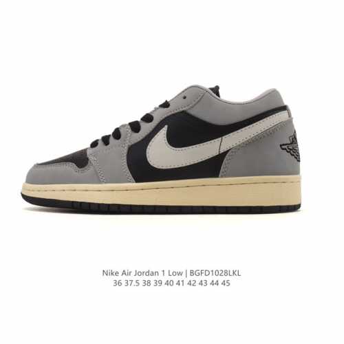 Nike Air Jordan 1 Low AJ1, a low-top retro-style casual basketball shoe. Inspire