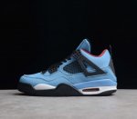 Travis Scott x Air Jordan 4 Houston Oilers AJ4 308497-406 TS Cactus Jack Logo Tr