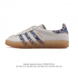 adidas Originals Gazelle Indoor Retro Trefoil Non-slip Transparent Rubber Sneake