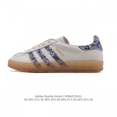 adidas Originals Gazelle Indoor Retro Trefoil Non-slip Transparent Rubber Sneake