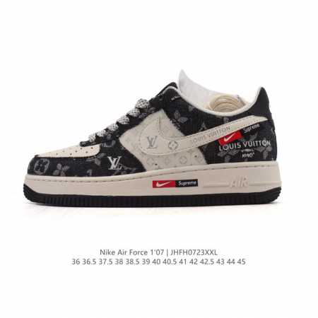 Corporate-grade Nike Air Force 1 '07 Low white shoes, thick soles, height-enhanc - Click Image to Close