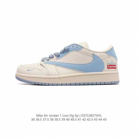 Nike Air Jordan 1 Low Og Sp Military Blue Aj1 1 Aj1 1 Aj1 1 Ts Swoosh Dm7866 36 - Click Image to Close