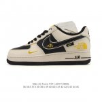Company-grade Nike Air Force 1 '07 Low platform sneakers, featuring a thick sol