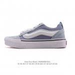 Vans Knu-Skool Vr3 Lx loafers with leather uppers. Camp Julian series low-top r
