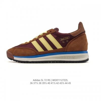 Adidas SL 72 Shoes Classic Retro Thin-Soled Sneakers T-Toe Shoes Originals Retro