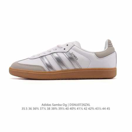 Adidas Originals Samba Og Shoes Classic White Sneakers T-Toe Shoes for Men and W - Click Image to Close