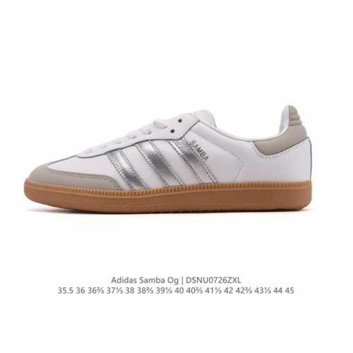 Adidas Originals Samba Og Shoes Classic White Sneakers T-Toe Shoes for Men and W