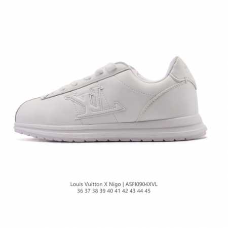 New arrival: Louis Vuitton x Nigo Buttersoft FW25 round-toe lace-up low-top cas - Click Image to Close