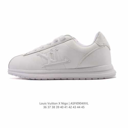 New arrival: Louis Vuitton x Nigo Buttersoft FW25 round-toe lace-up low-top cas