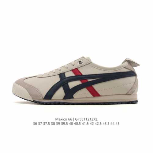 Onitsuka Tiger Mexico 66 Slip-On Unisex Leather Casual Sneakers 1183A360 Onitsuk