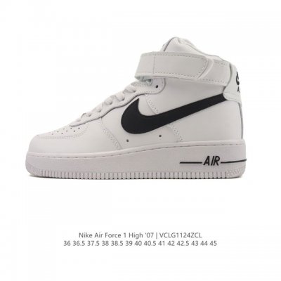 Nike Air Force 1 '07 Mid Af1. Mid-top Velcro-strap platform sneakers with added