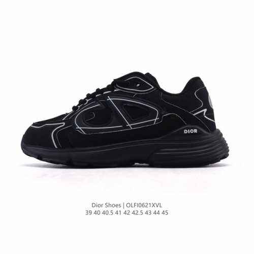 Corporate Dior Men's Shoes D-Connect Neoprene Sneakers Thick-soled Heightening D