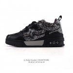 Corporate Lv Skate Sneaker Louis Vuitton Men's Shining Diamond Upper Sports Sne