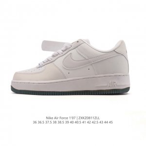 Nike Air Force 1 '07 Low Air Force One white cushioned sneakers, a versatile, l