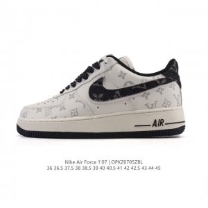 Company-level Af1 Nike Air Force 1 '07 Low Air Force One white shoes with thick