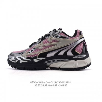 Corporate Off-White brand sneakers, fashionable white shoes, thick soles, height