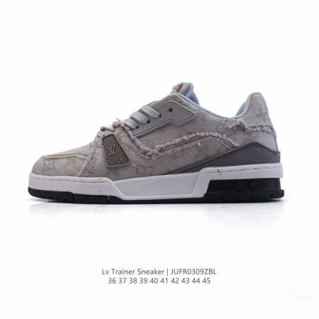 200 Louis Vuitton Lv 3D Logo Lv Louis Vuitton Trainer Sneaker Low 36-45 Jufr0309 - Click Image to Close