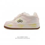 Company-grade Alo Yoga Recovery Mode Comfortable and Simple White Sneakers, Non-