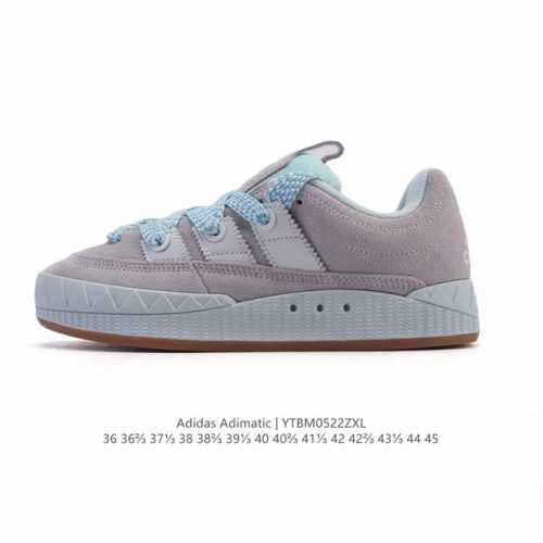 Adidas Adimatic Matic Series Men's And Women's Low-Top Retro Shark Loafers Sport