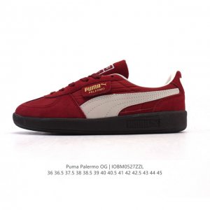 Puma Palermo Og Non-Slip Wear-Resistant Low-Top Army Trainer Sneakers For Men An