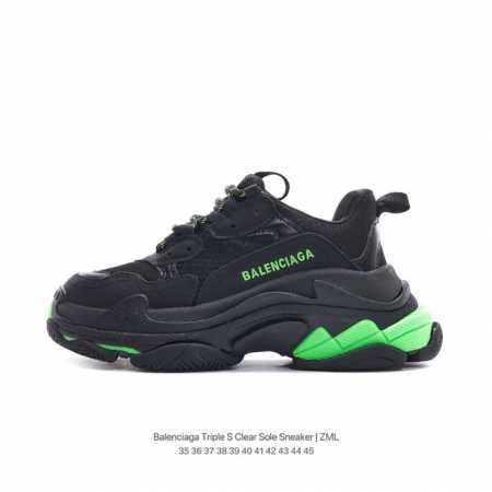 1:1 Balenciaga balenciaga Triple S Clear Sole Sneaker Brown Black Logo 35 36 37 - Click Image to Close