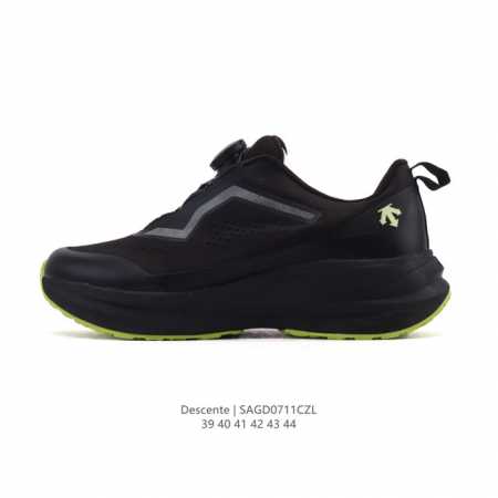 Company-level Descente men's Chron retro fabric sports casual shoes, comfortabl - Click Image to Close