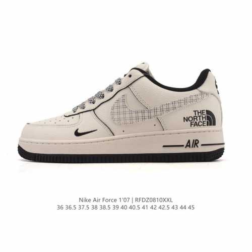 New Af1 Nike Air Force 1 '07 Low Air Force One cushioned, thick-soled, height-e