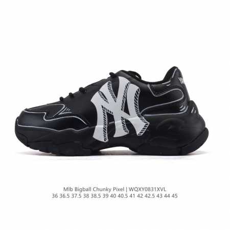 Corporate-level MLB Bigball Chunky New York Yankees thick-soled height-enhancin - Click Image to Close